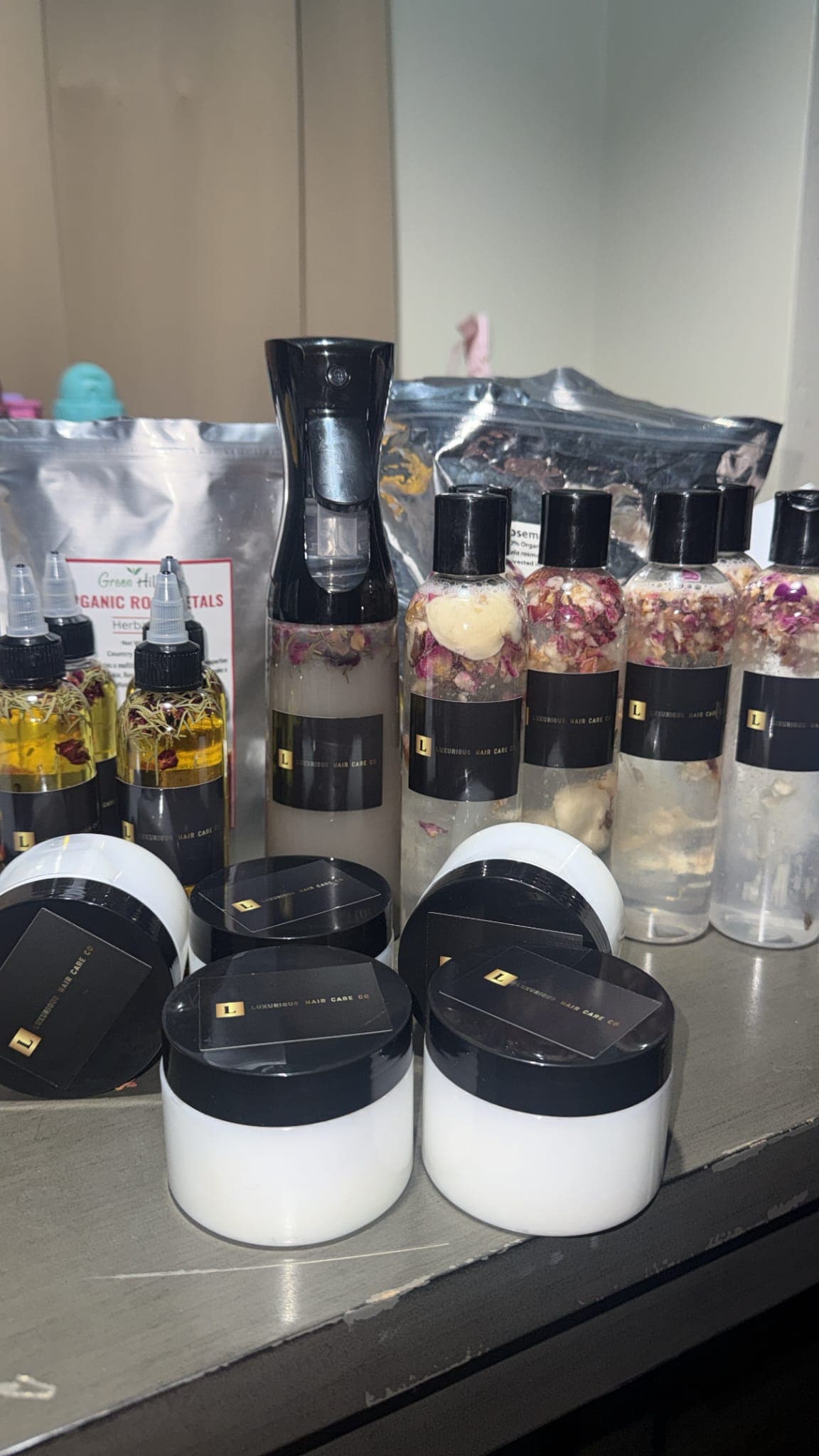 Luxurious Hair Care Co. Deluxe Bundle: full hair care product line