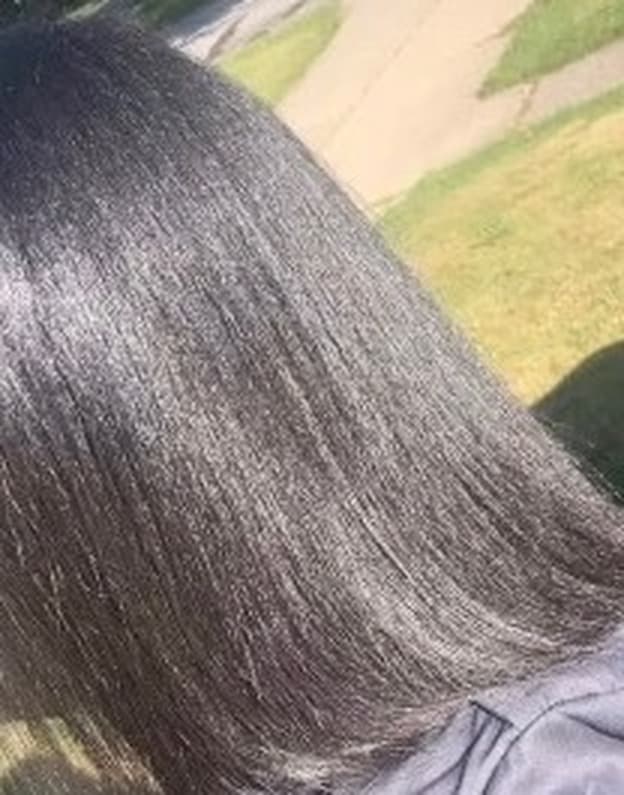 Shiny, healthy hair after using Extreme Growth Oil